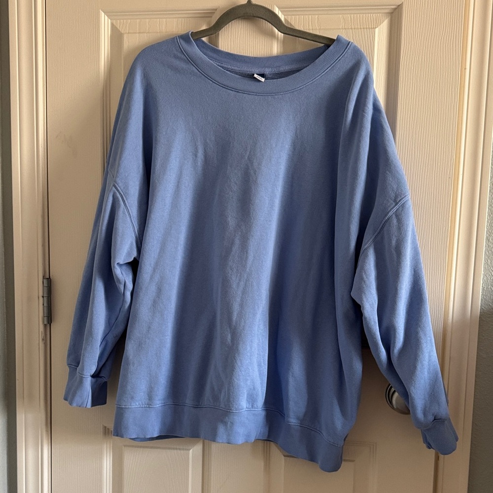 Old Navy Light Blue Crewneck Sweatshirt